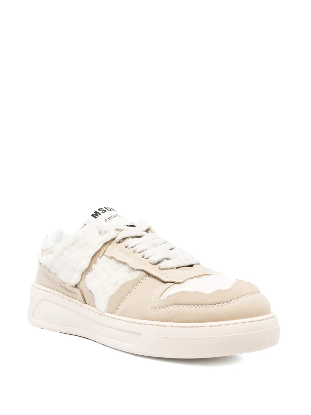 MSGM FG1 sneakers met vlakken - Beige