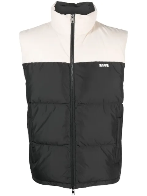 MSGM high-neck padded gilet