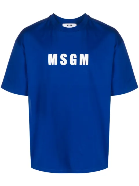 MSGM logo-print cotton T-shirt