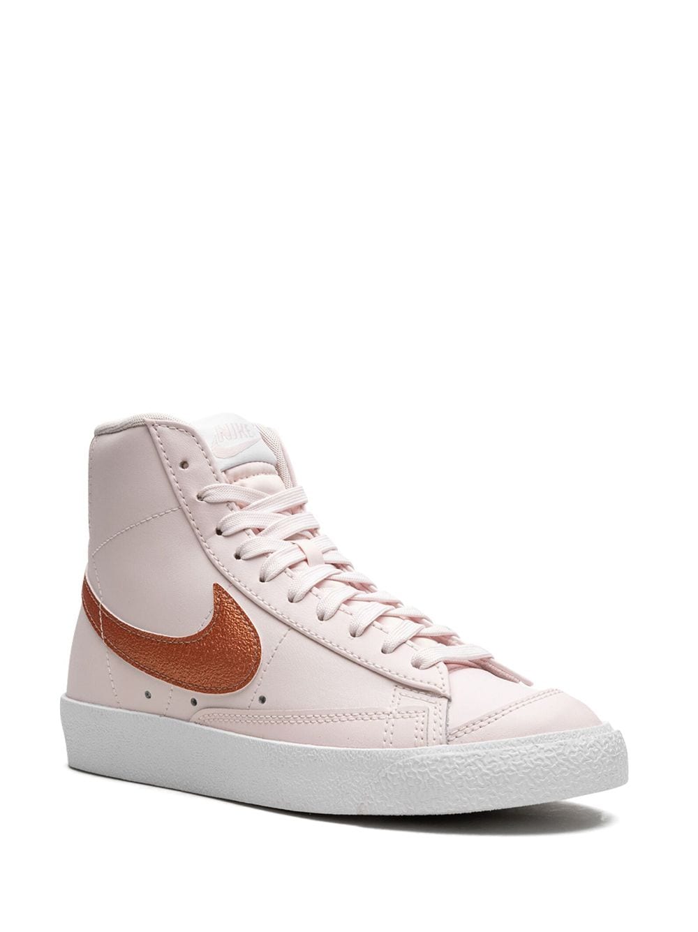 Shop Nike Blazer Mid '77 Essential "light Soft Pink" Sneakers