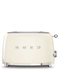 Smeg logo-plaque stainless-steel toaster - White