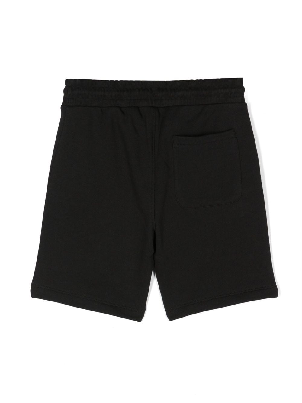 Shop Calvin Klein Logo-print Drawstring Shorts In Black