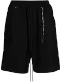 Mastermind World logo-embroidered bermuda shorts - Black