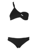 Federica Tosi asymmetric bikini set - Black