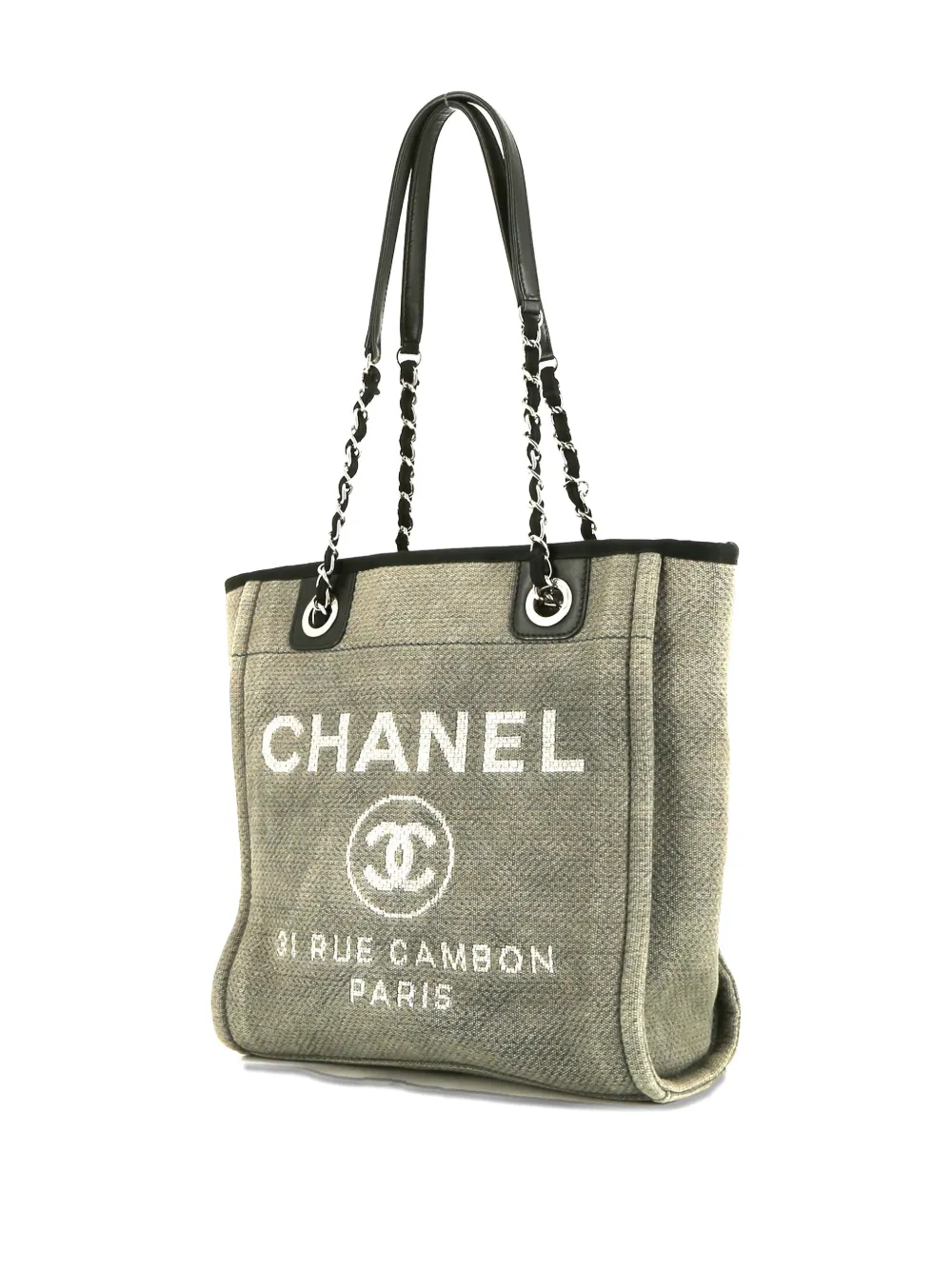 Pre-owned Chanel Deauville Shopping Tote Bag