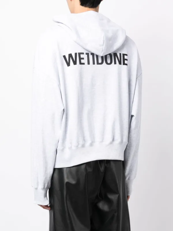 We11done ロゴ パーカー | グレー | FARFETCH JP