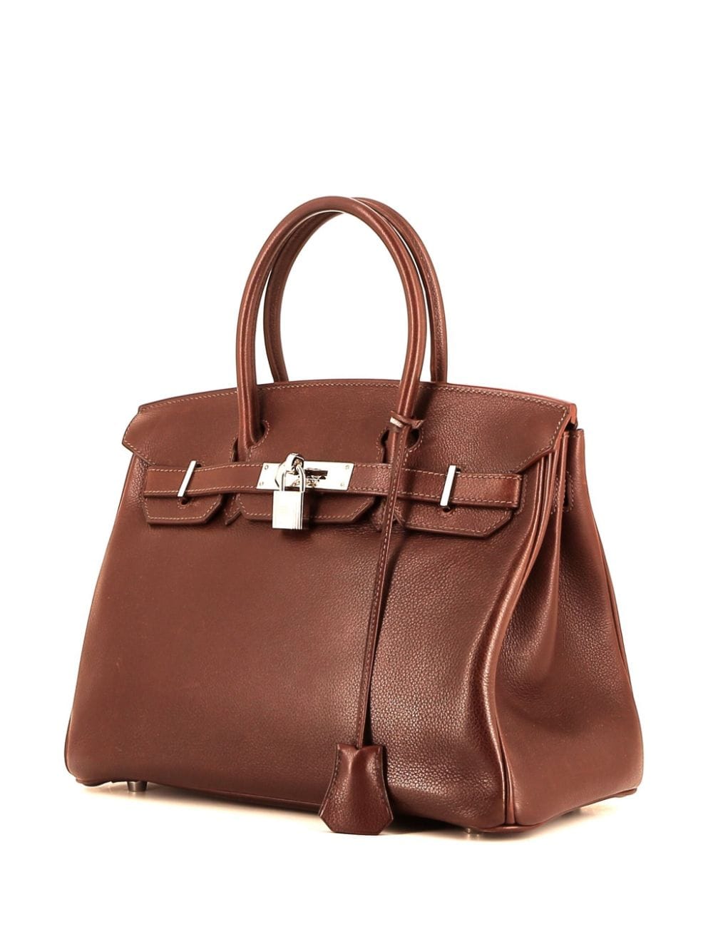 Hermes Cabasellier Tote Clemence 46 Brown 136549307