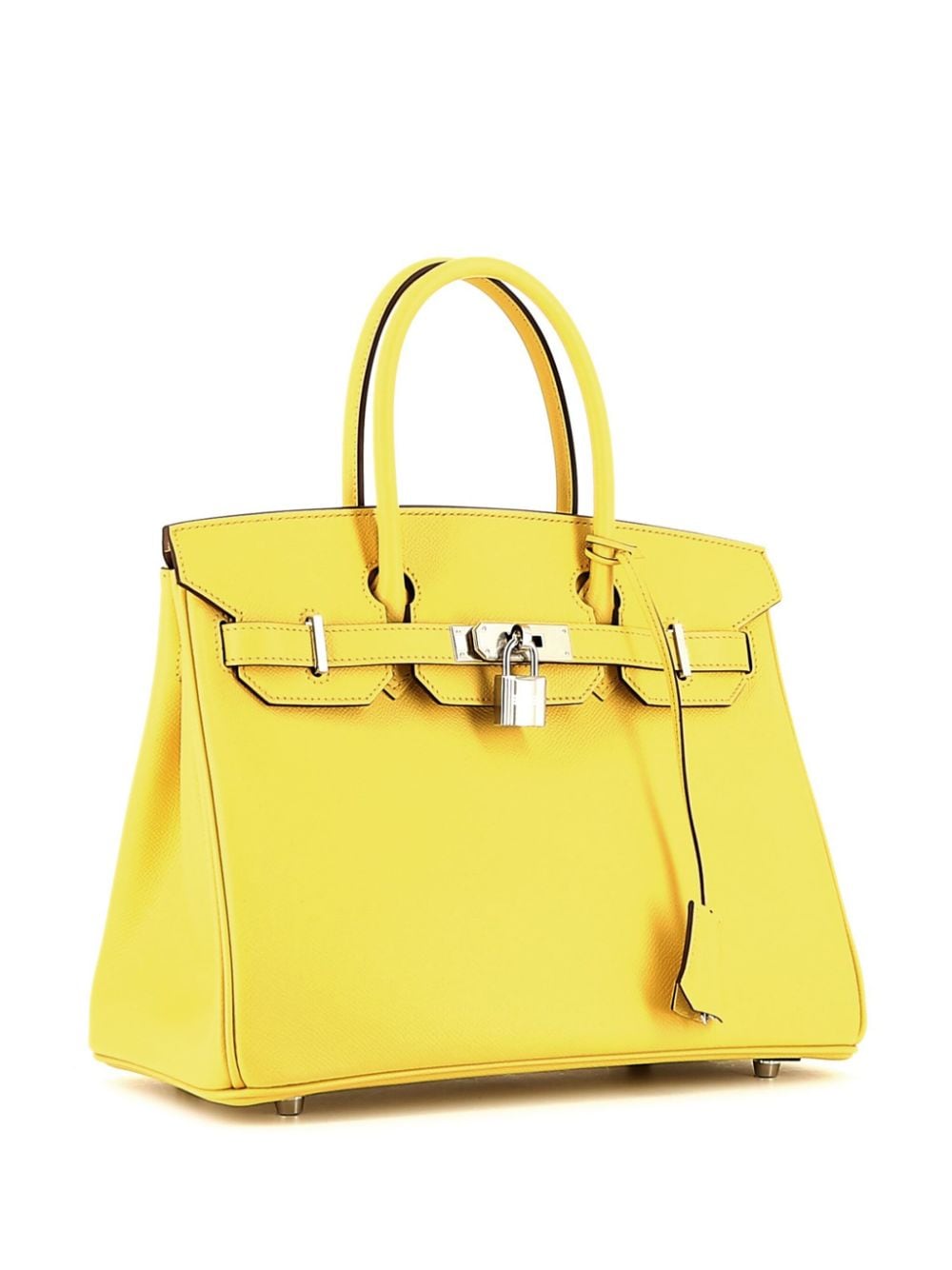 Pre-owned Hermes  Birkin 30 Handbag In Yellow