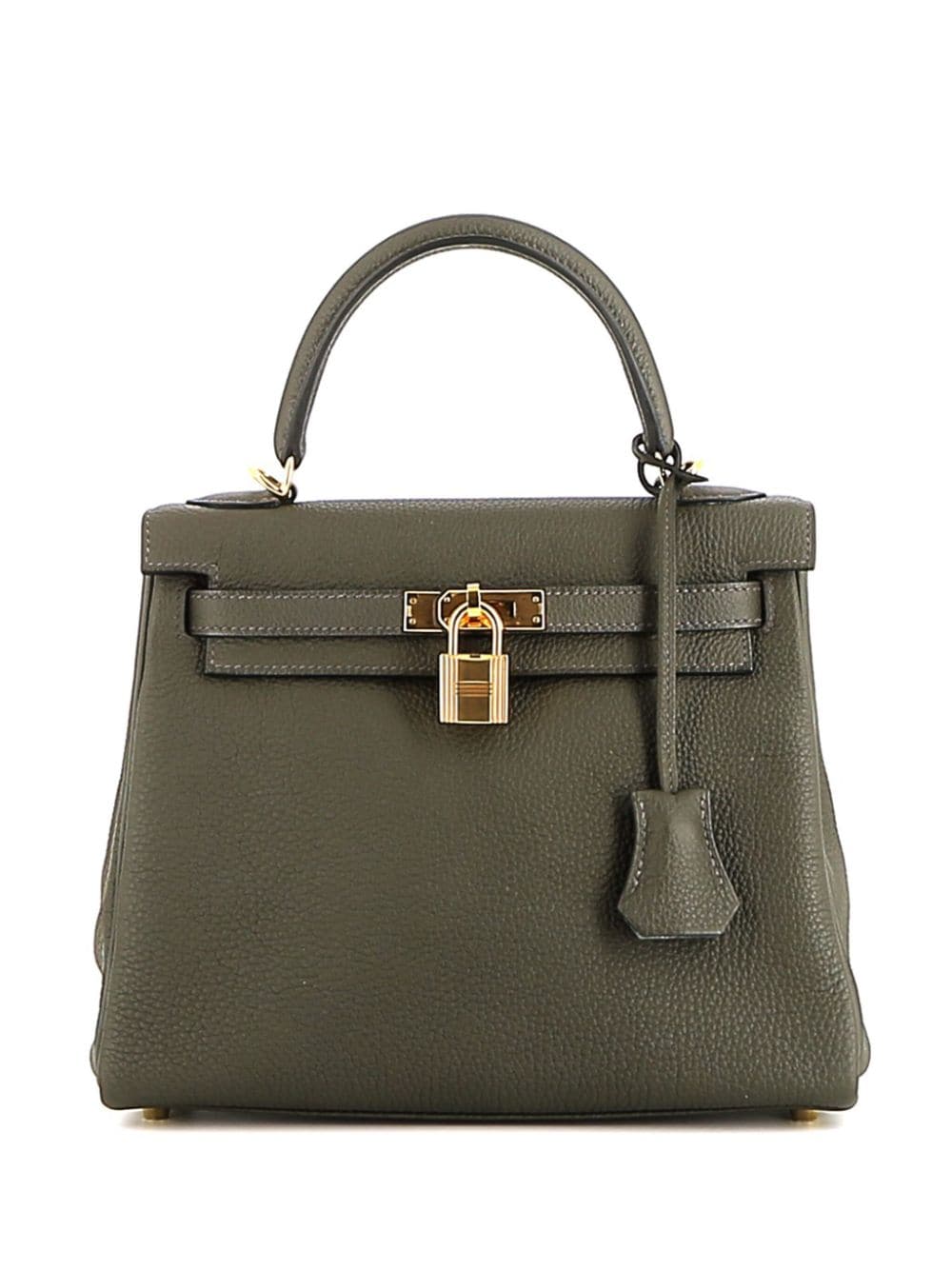 Hermès 2021 pre-owned Kelly 25 two-way handbag - Grün