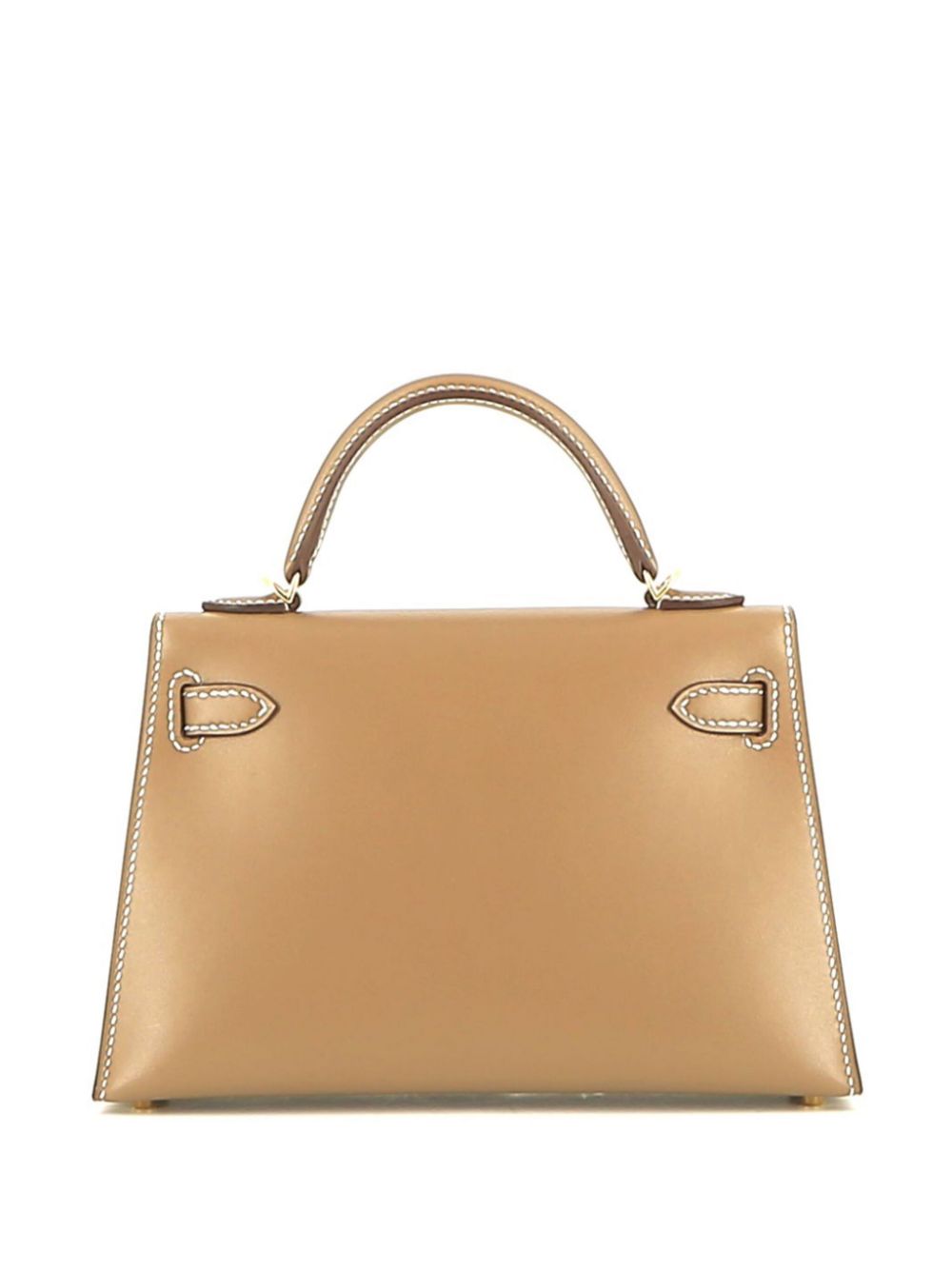 Hermès 2022 pre-owned Kelly 20 two-way handbag - Beige