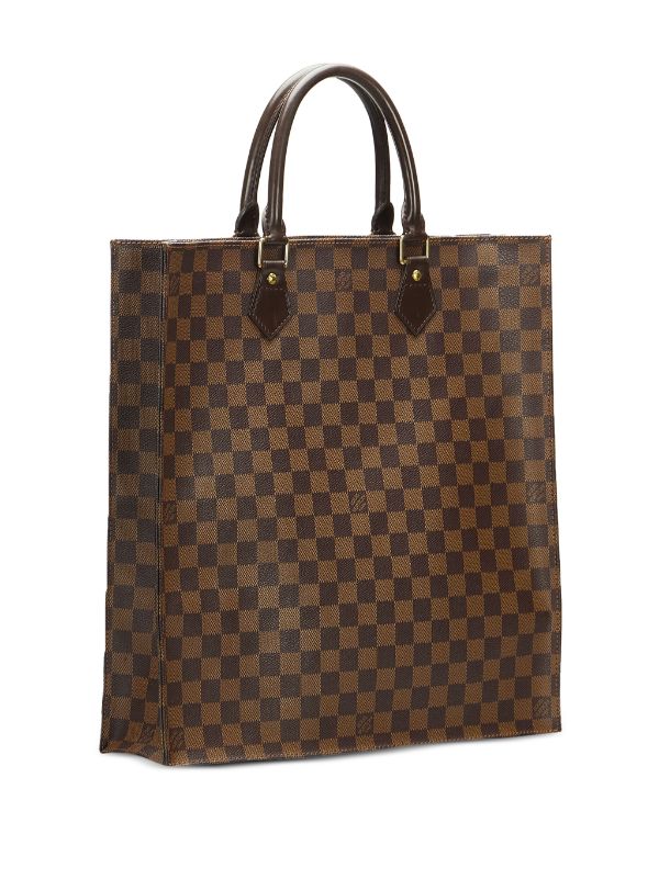 Louis Vuitton Brown Monogram Canvas Sac Plat Tote Bag Louis