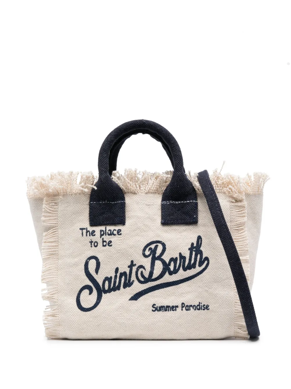MC2 Saint Barth mini Vanity canvas tote bag | Neutrals | Image 1