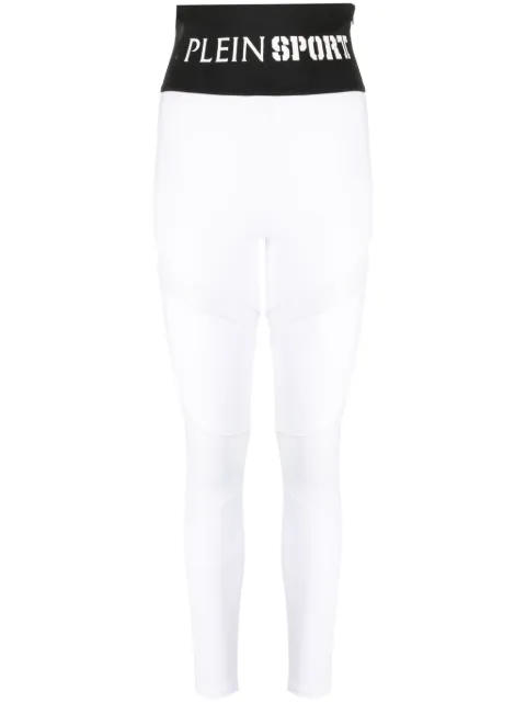 Plein Sport leggins con logo en la pretina