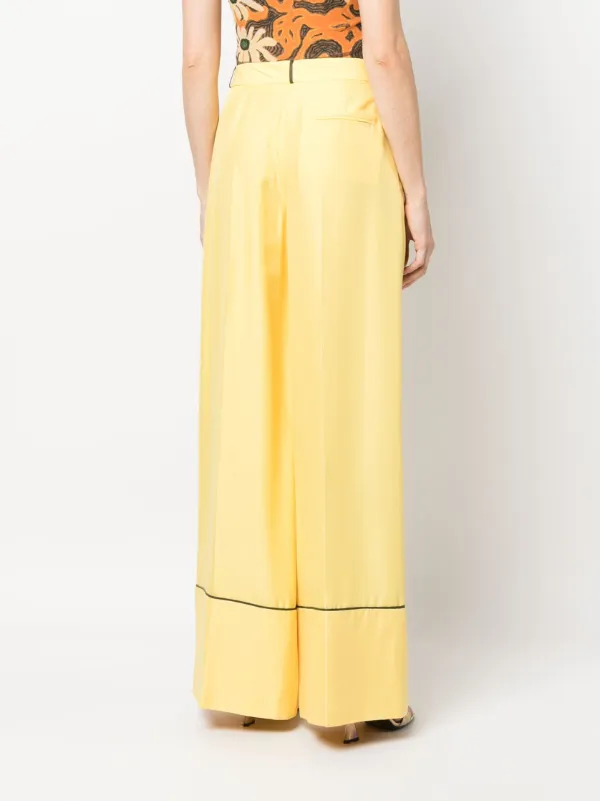 Zara yellow shop palazzo pants