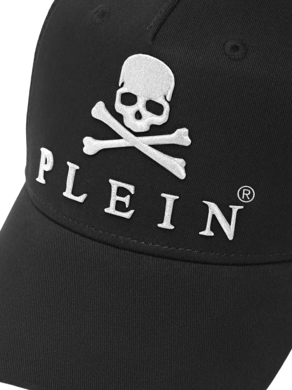Philipp Plein Honkbalpet met print Zwart