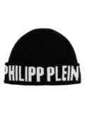 Philipp Plein Philipp Plein jacquard beanie - Black