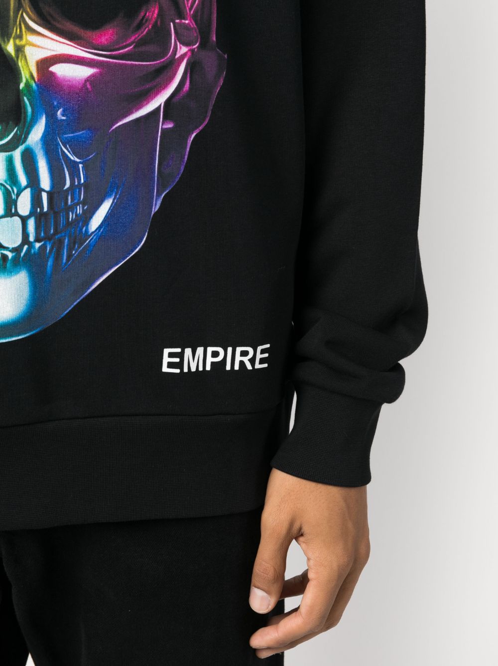 Philipp Plein Chrome skull-print sweatshirt Men