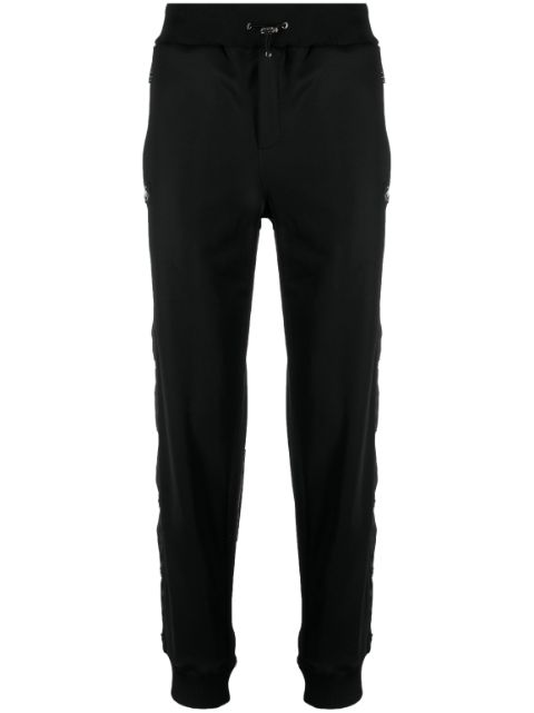 Philipp Plein engraved-buttons drawstring track pants Men