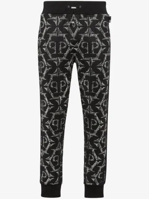 Philipp Plein pants con logo estampado