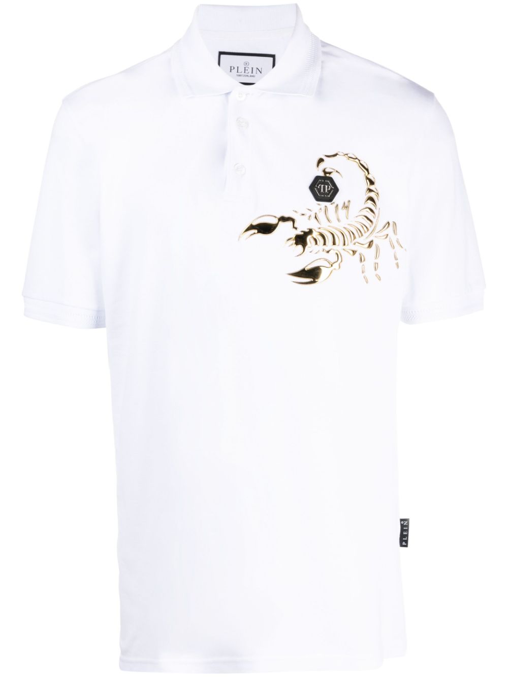 Cheap Philipp Plein Scorpion cotton polo shirt Men