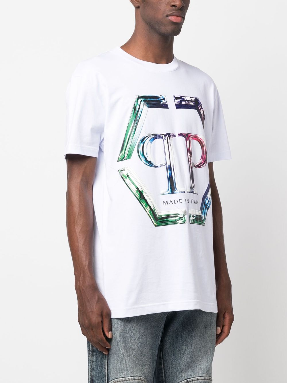 Philipp Plein logo-print cotton T-shirt Men