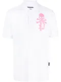 Philipp Plein Skull & Bones polo shirt - White