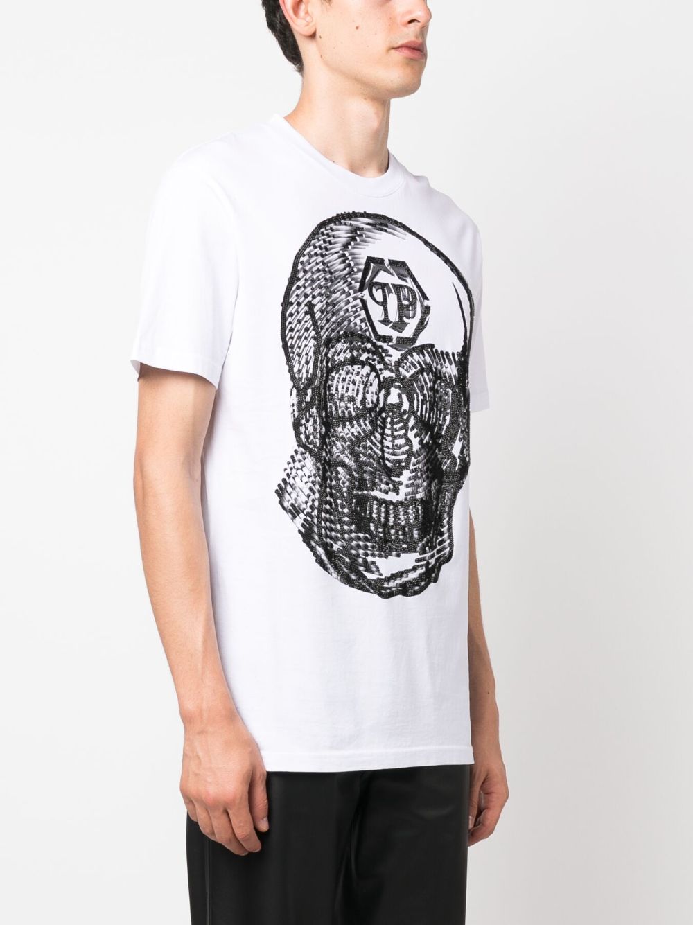 Philipp Plein skull-print cotton T-shirt Men