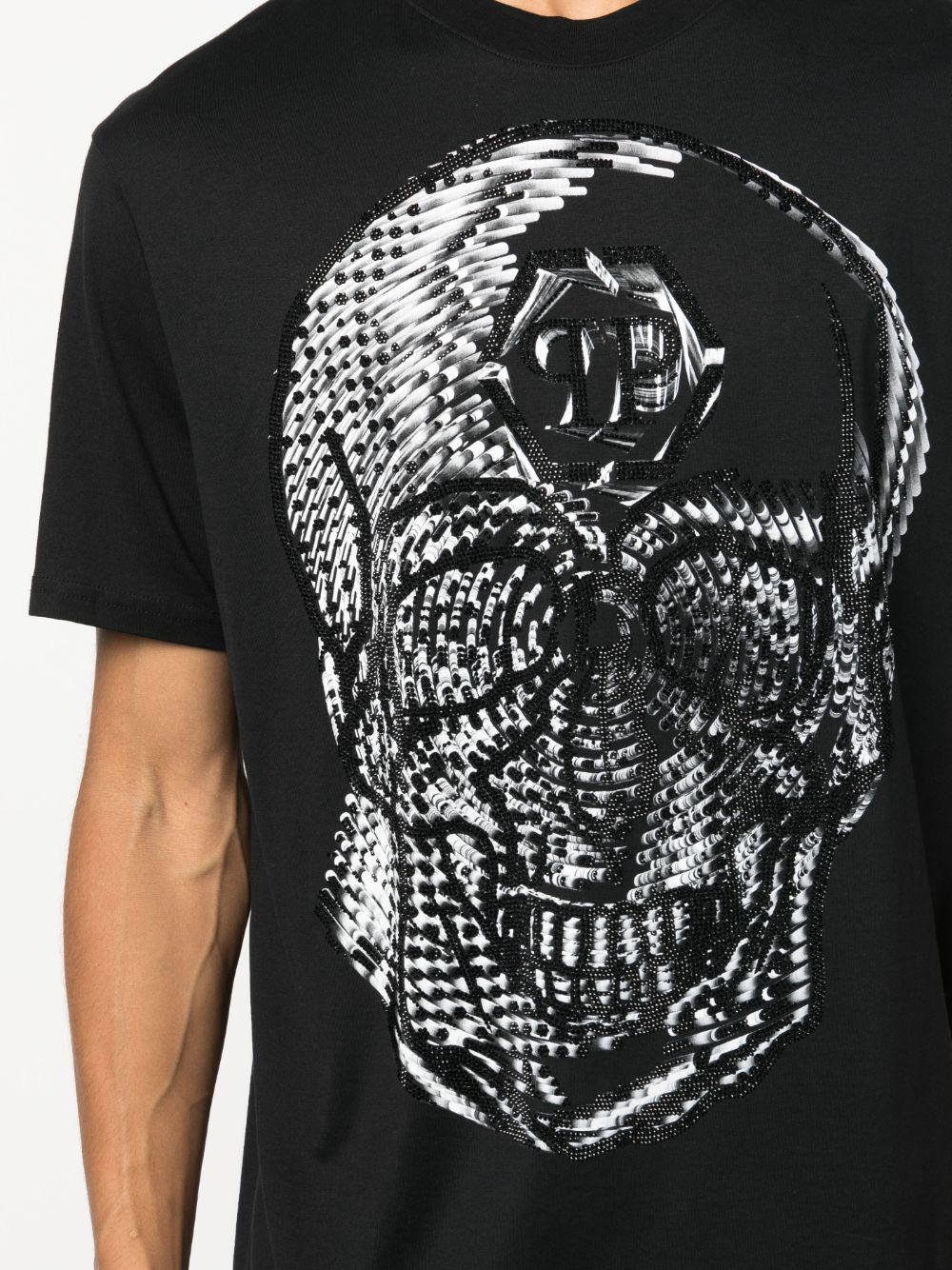 Philipp Plein skull-print round-neck T-shirt Men