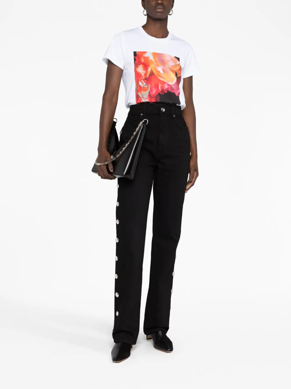 Alexander McQueen T-shirt met print - Wit