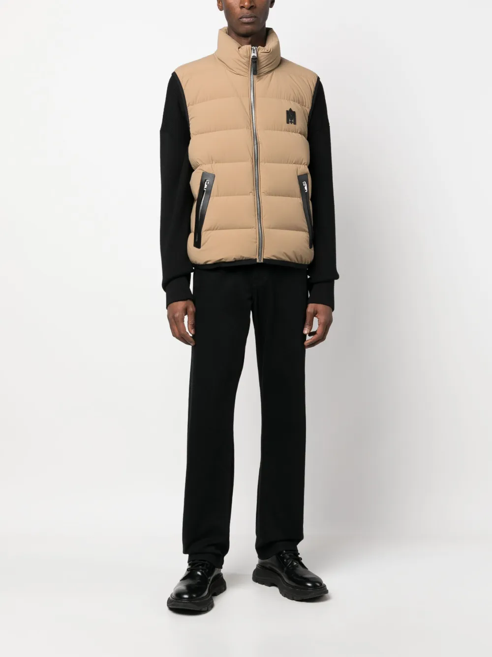 Mackage goose-down high-neck gilet - Beige