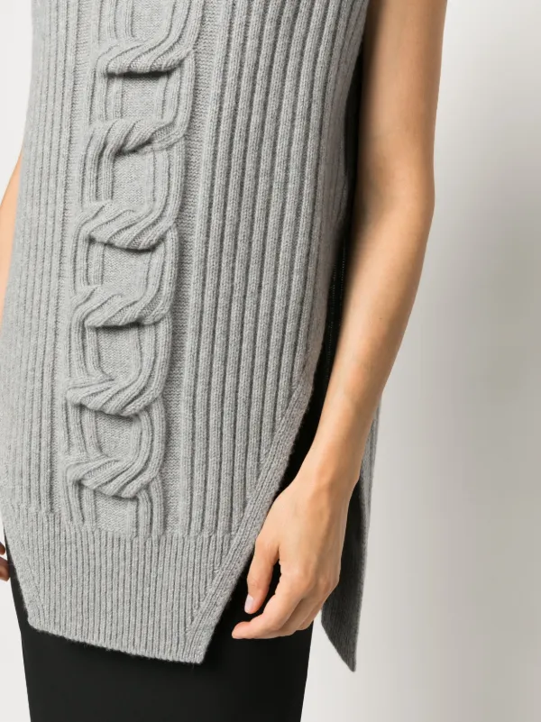 Stella McCartney ノースリーブ ニットトップ | グレー | FARFETCH JP