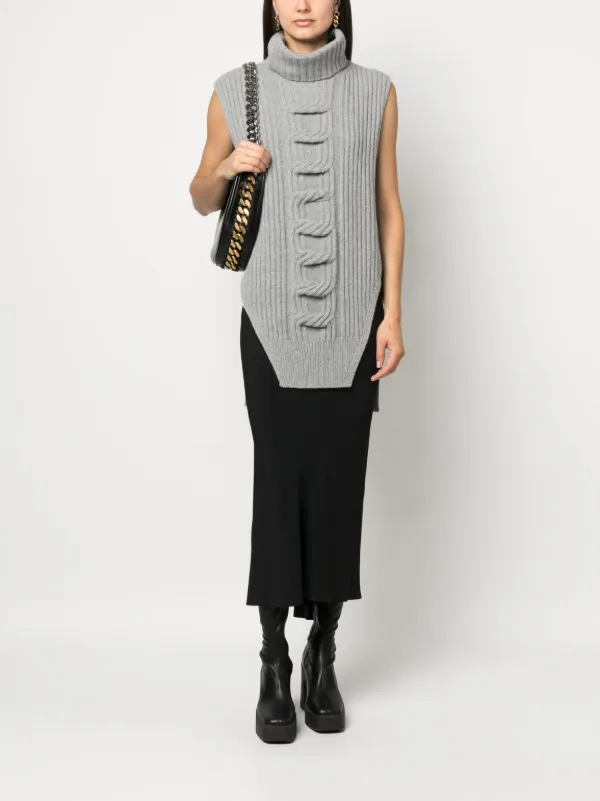 Stella McCartney ノースリーブ ニットトップ | グレー | FARFETCH JP