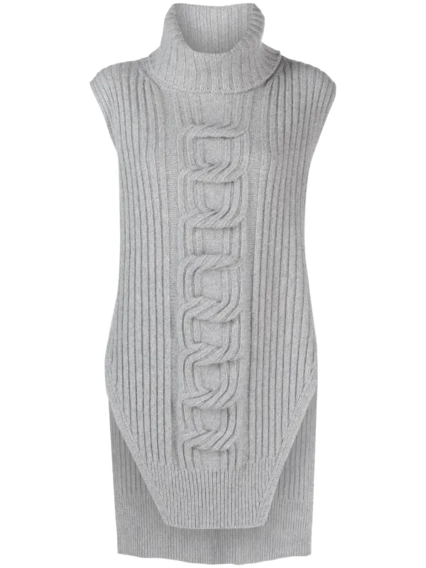 Stella McCartney ノースリーブ ニットトップ | グレー | FARFETCH JP