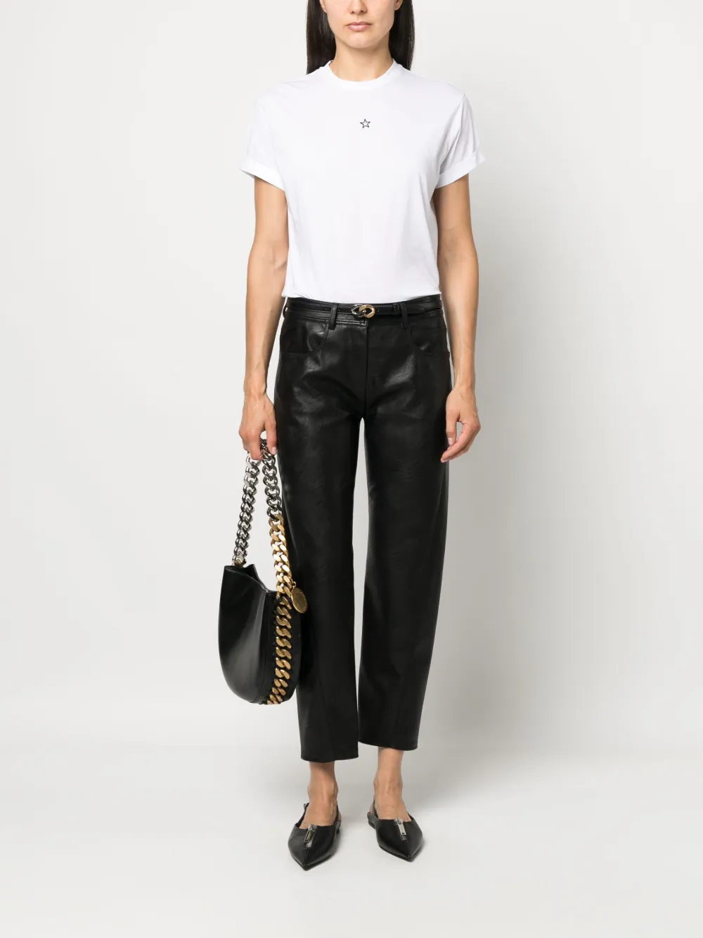 Stella McCartney graphic-print cotton T-shirt - Wit