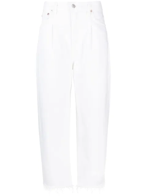 AGOLDE Dagna pleated wide-leg jeans