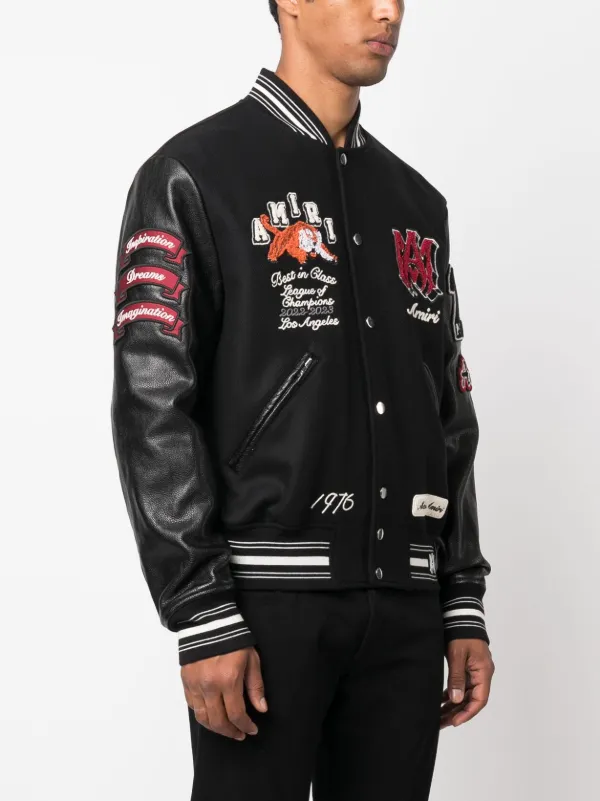 Varsity Leather Blouson - Men - Ready-to-Wear