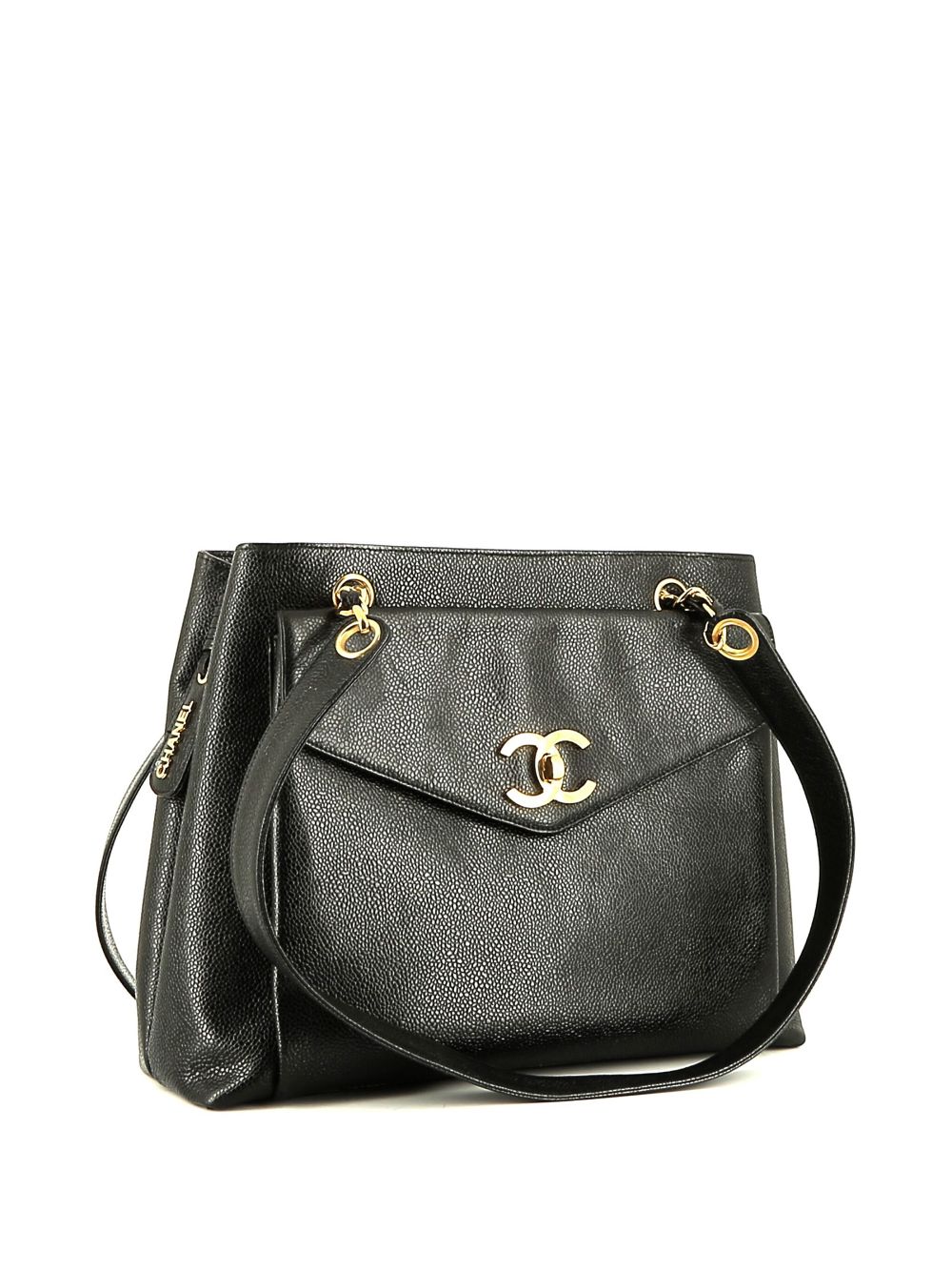 CHANEL 2000s CC logo-plaque shoulder bag Women