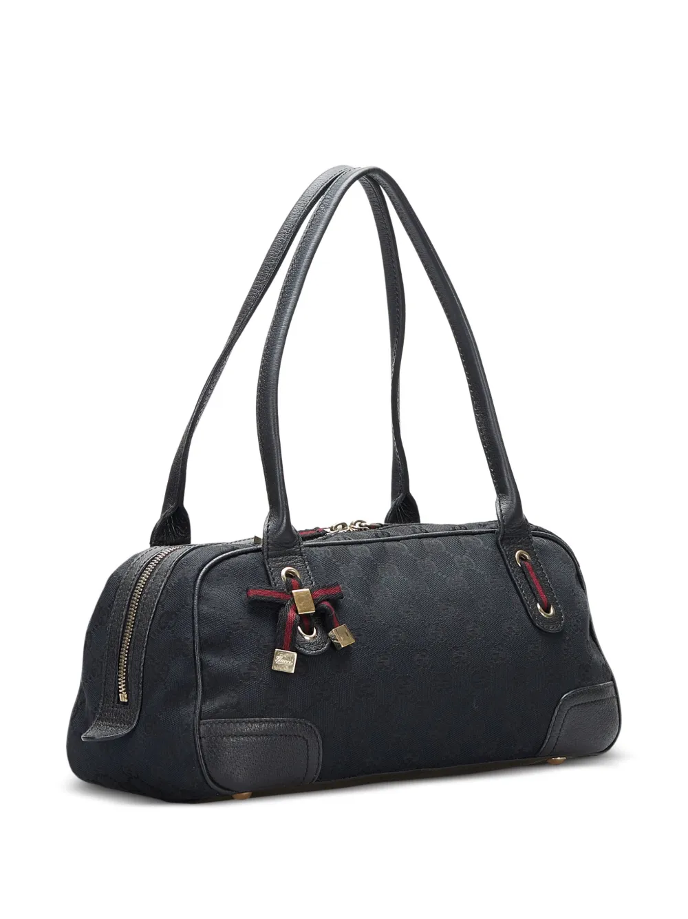 Gucci Pre-Owned Princy GG canvas shoulder bag - Zwart