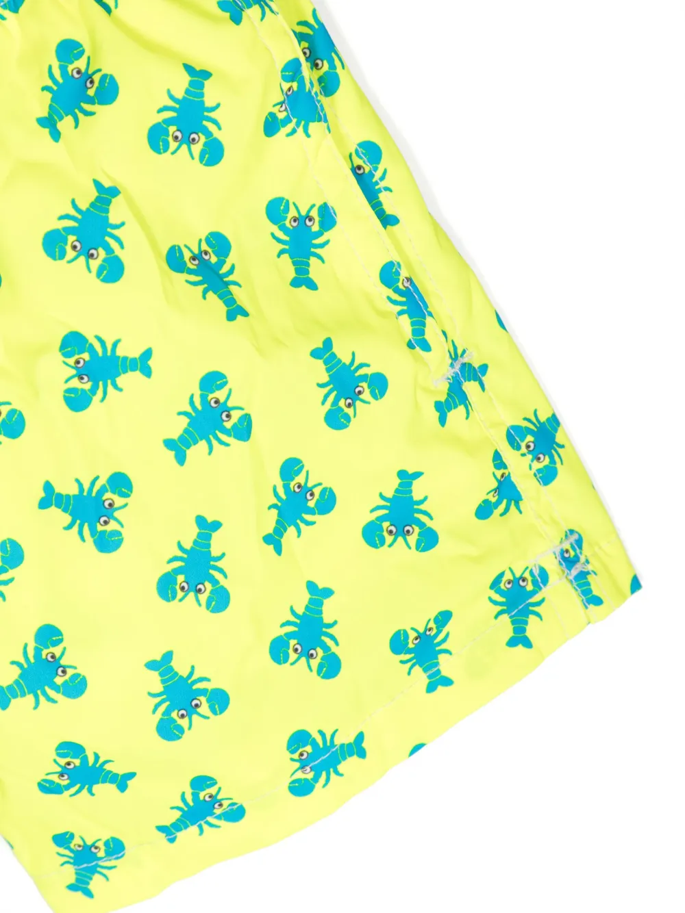 MC2 Saint Barth Kids Zwembroek met print - Geel
