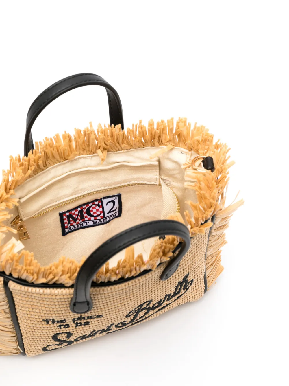 MC2 Saint Barth Mini Vanity Straw Tote Bag Farfetch