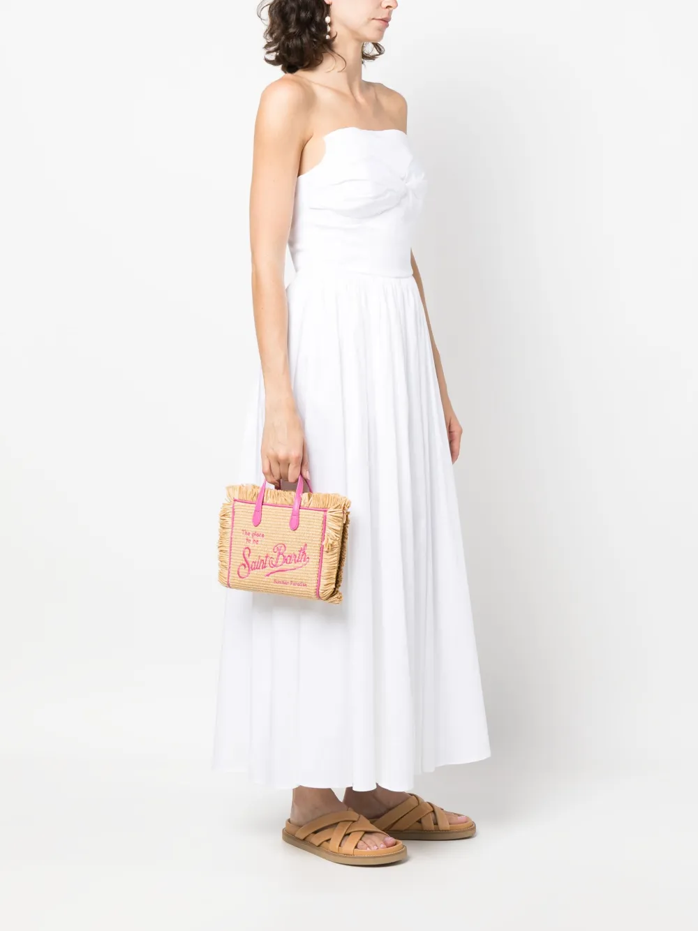 MC2 Saint Barth VANITYMINISTRAW 1121 EMB - Beige
