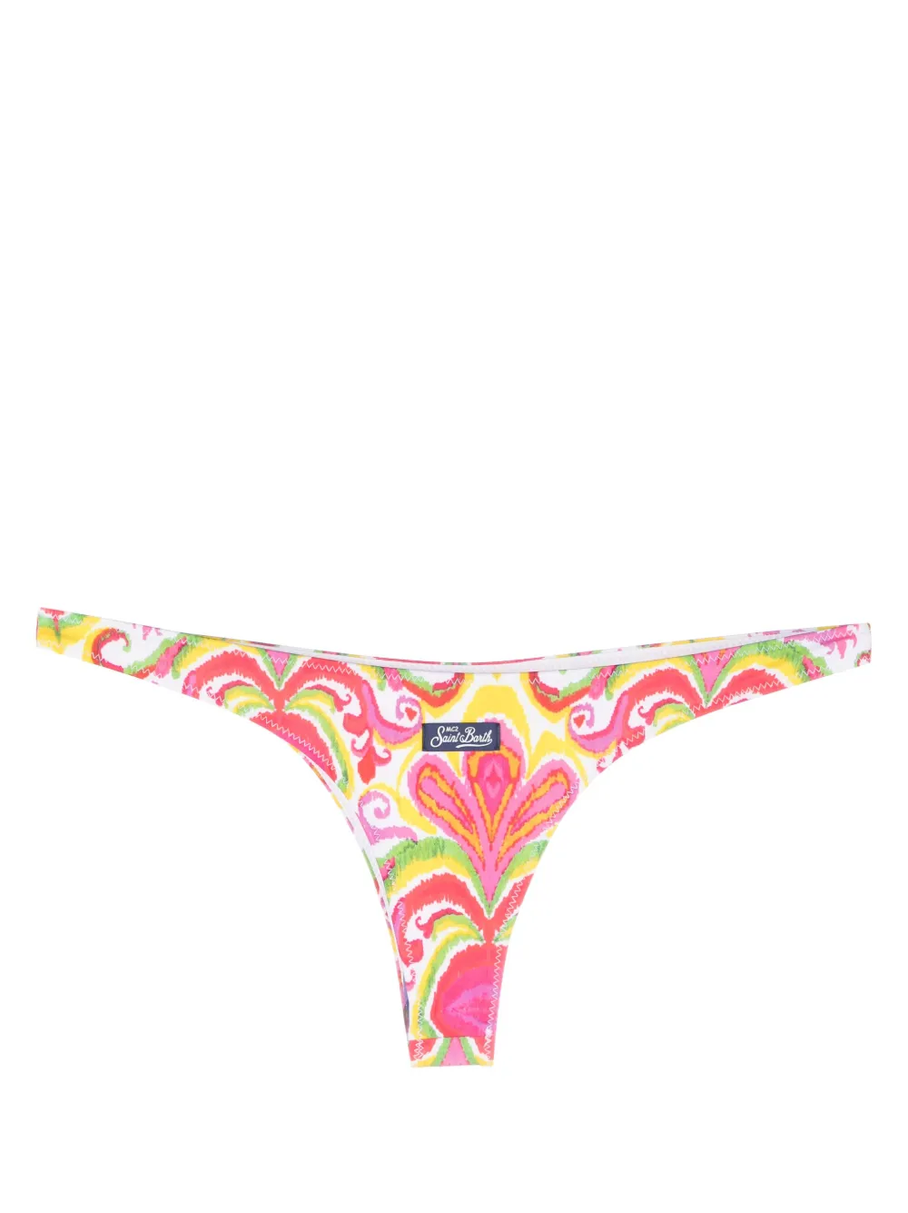 MC2 Saint Barth Naomi graphic-print bikini bottoms - Wit
