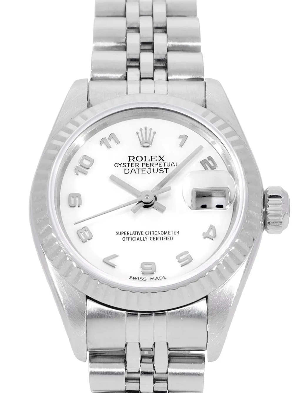 Rolex 1998 pre-owned Lady-Datejust 26mm - Wit