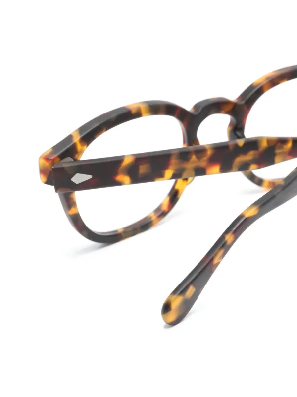 MOSCOT ブラック ラウンドフレーム サングラス Moscot Lemtosh ラウンドフレーム サングラス | ブラック | FARFETCH JP