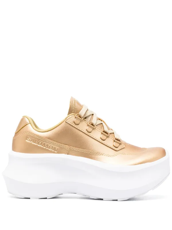 Comme Des Garçons x Salomon プラットフォーム スニーカー | ゴールド