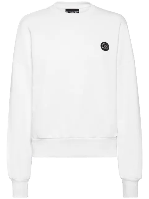 Plein Sport graphic-print cotton sweatshirt