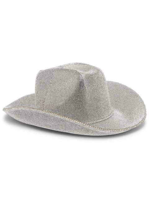 Philipp Plein Texas crystal-embellished hat 