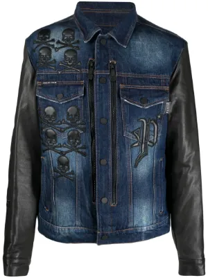 Philipp Plein Gothic Plein Denim Jacket Farfetch