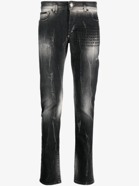 Philipp Plein jeans con motivo Skull&Bone