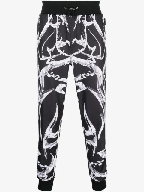 Philipp Plein Jogginghose mit abstraktem Muster